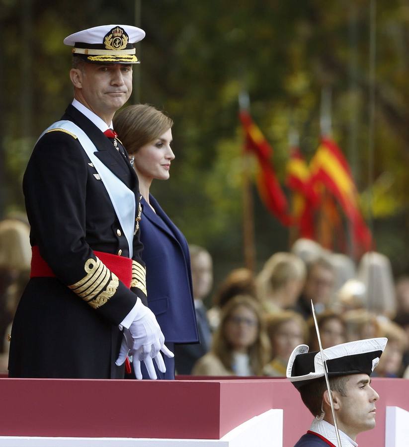 Los Reyes, en otro momento del desfile.