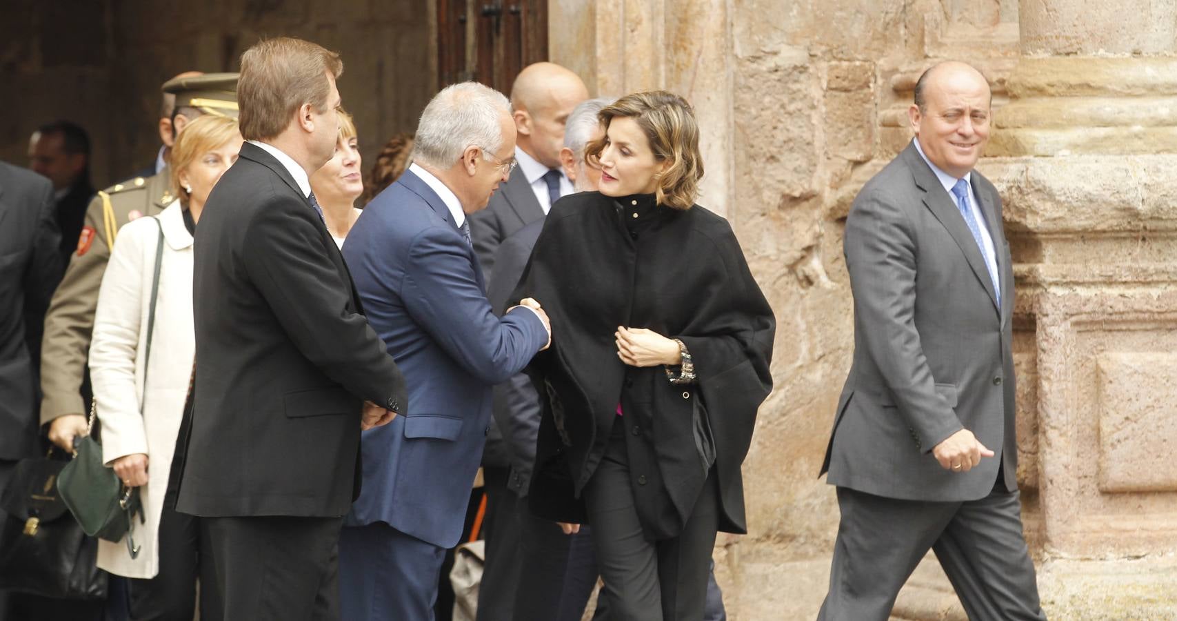 San Millán recibe a la Reina Letizia