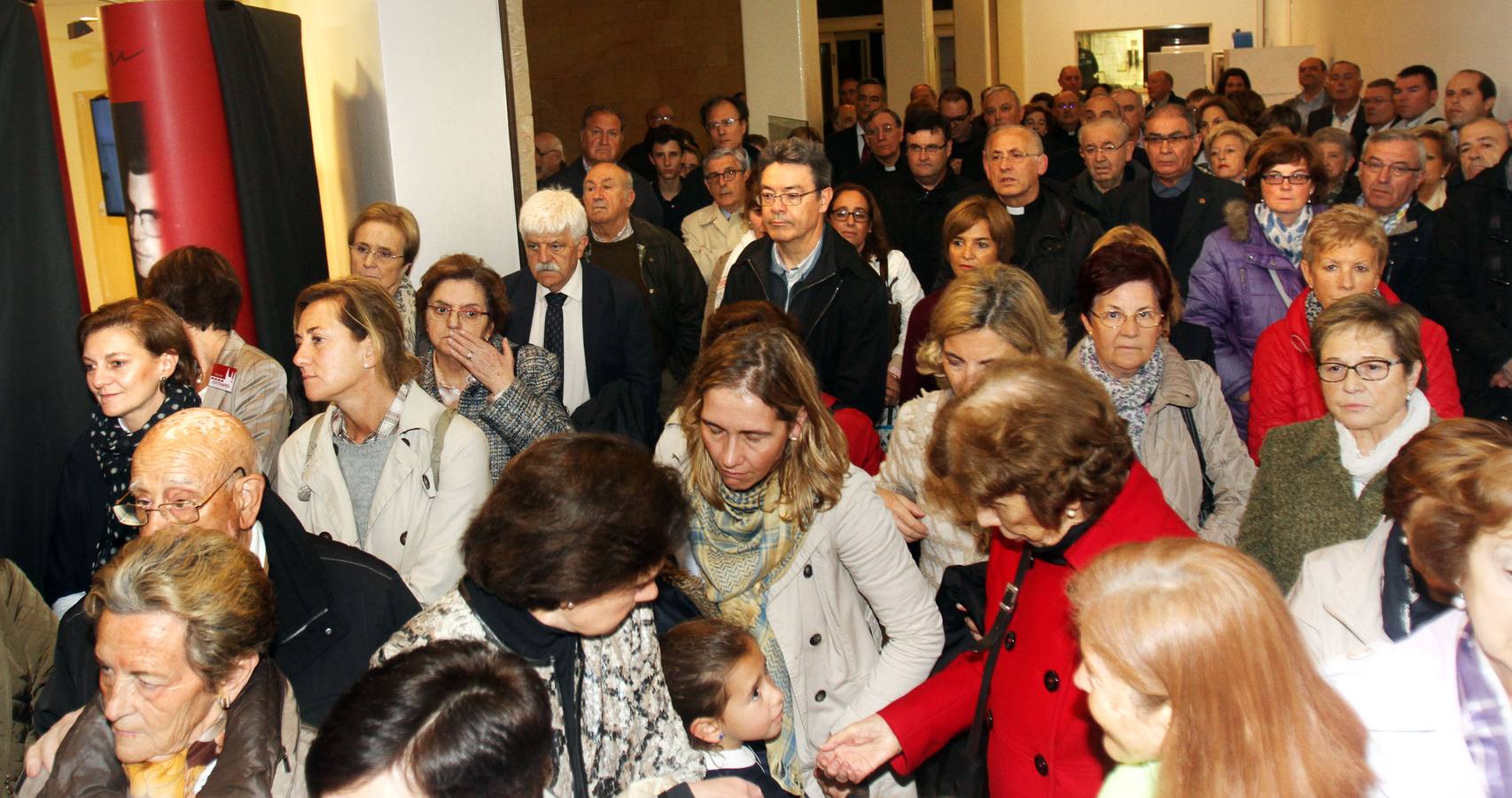 Inauguración en Logroño de la exposición sobre Escrivá de Balaguer, fundador del OPUS DEI