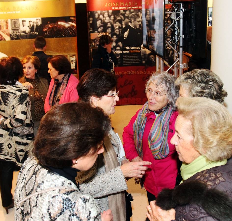 Inauguración en Logroño de la exposición sobre Escrivá de Balaguer, fundador del OPUS DEI