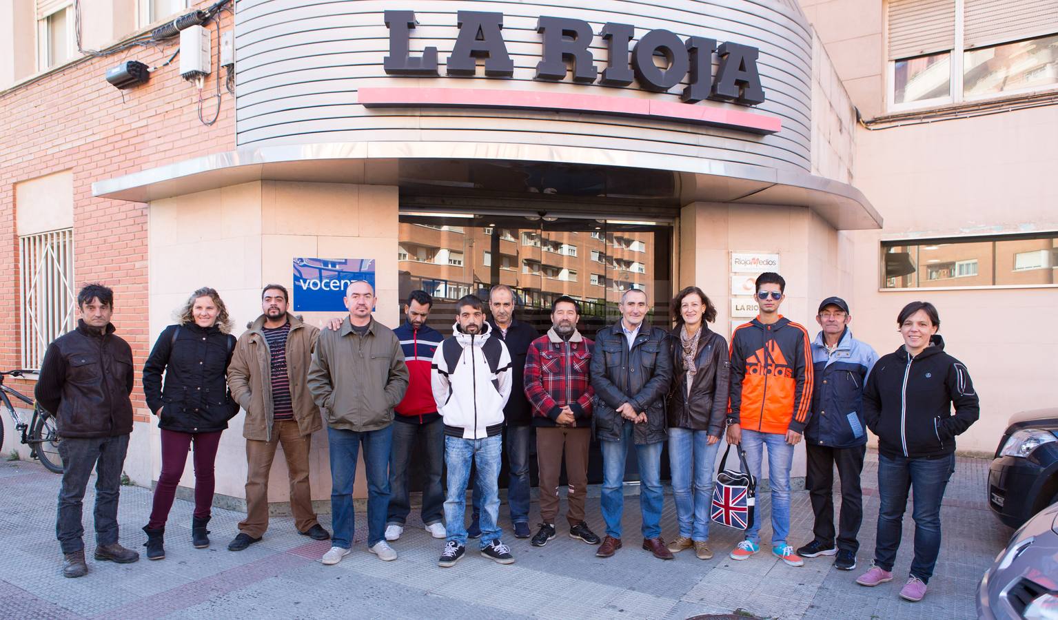 Visita de la Fundación Caritas-Chavicar a Diario LA RIOJA