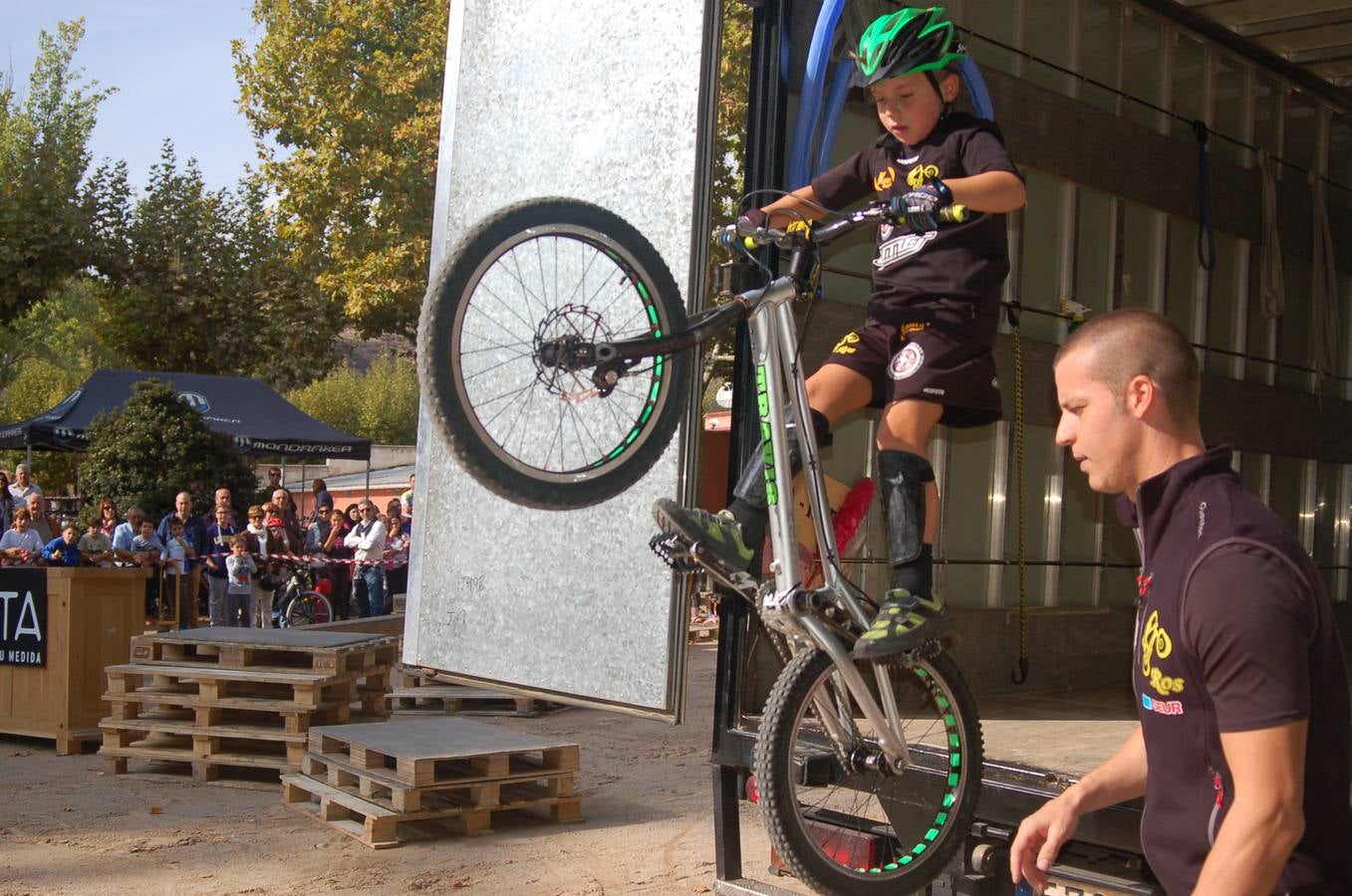 Fiesta de la bicicleta en Nájera