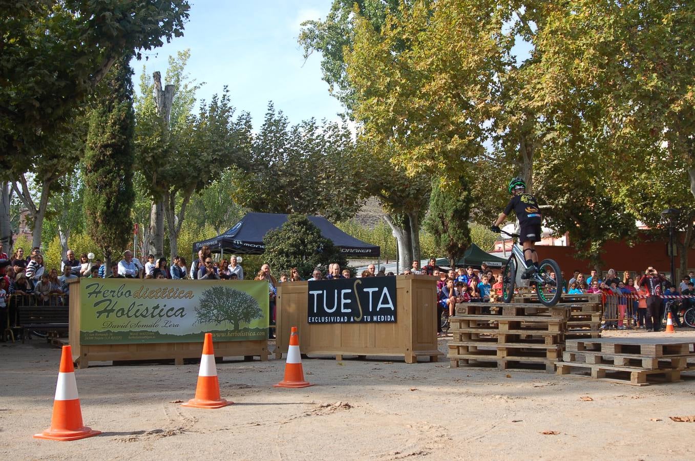 Fiesta de la bicicleta en Nájera