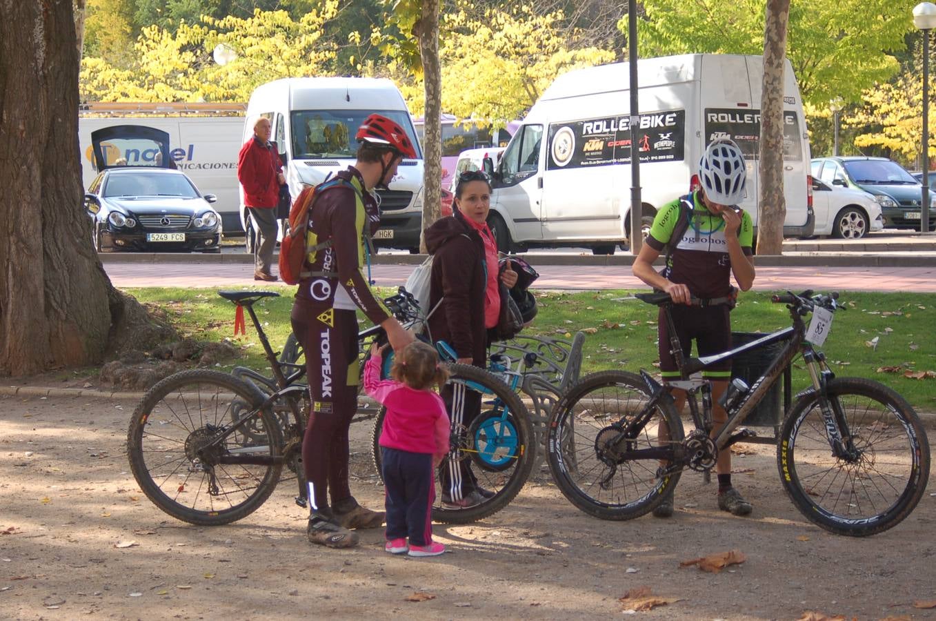 Fiesta de la bicicleta en Nájera