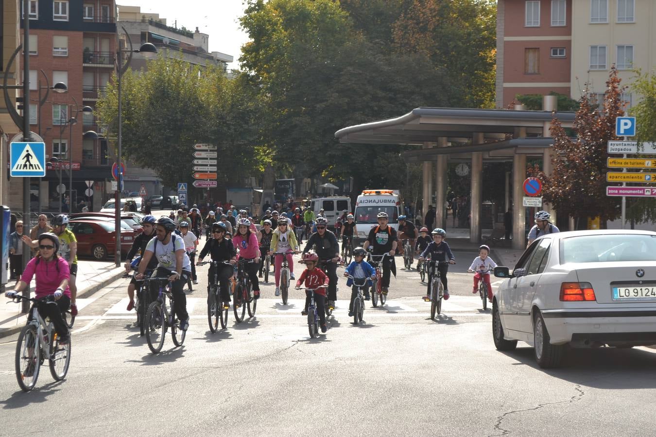 Fiesta de la bicicleta en Nájera