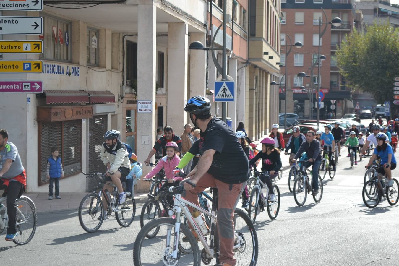 Fiesta de la bicicleta en Nájera