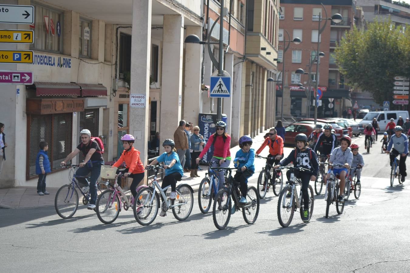 Fiesta de la bicicleta en Nájera