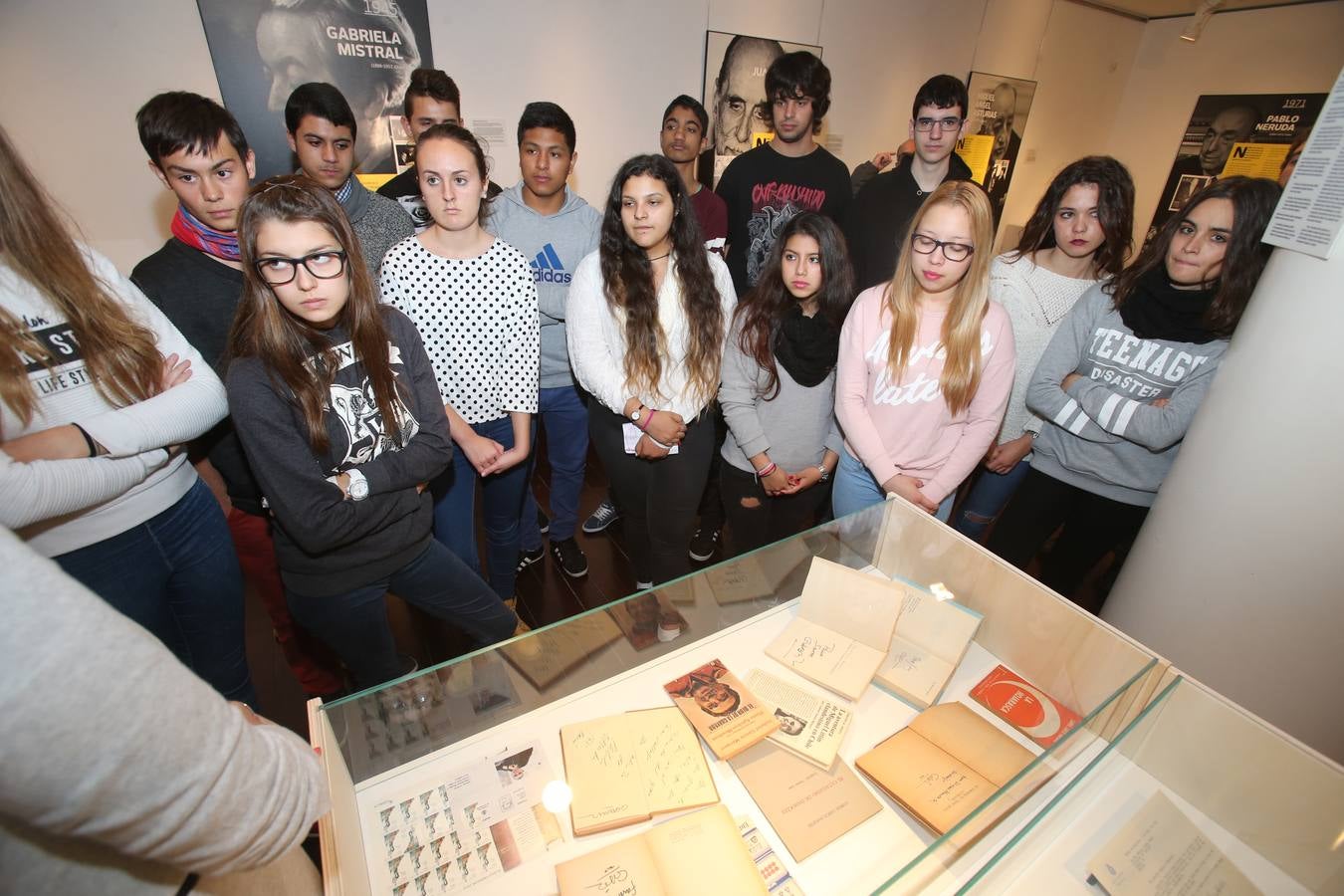 Exposición de los premios Nobel de las letras hispanas