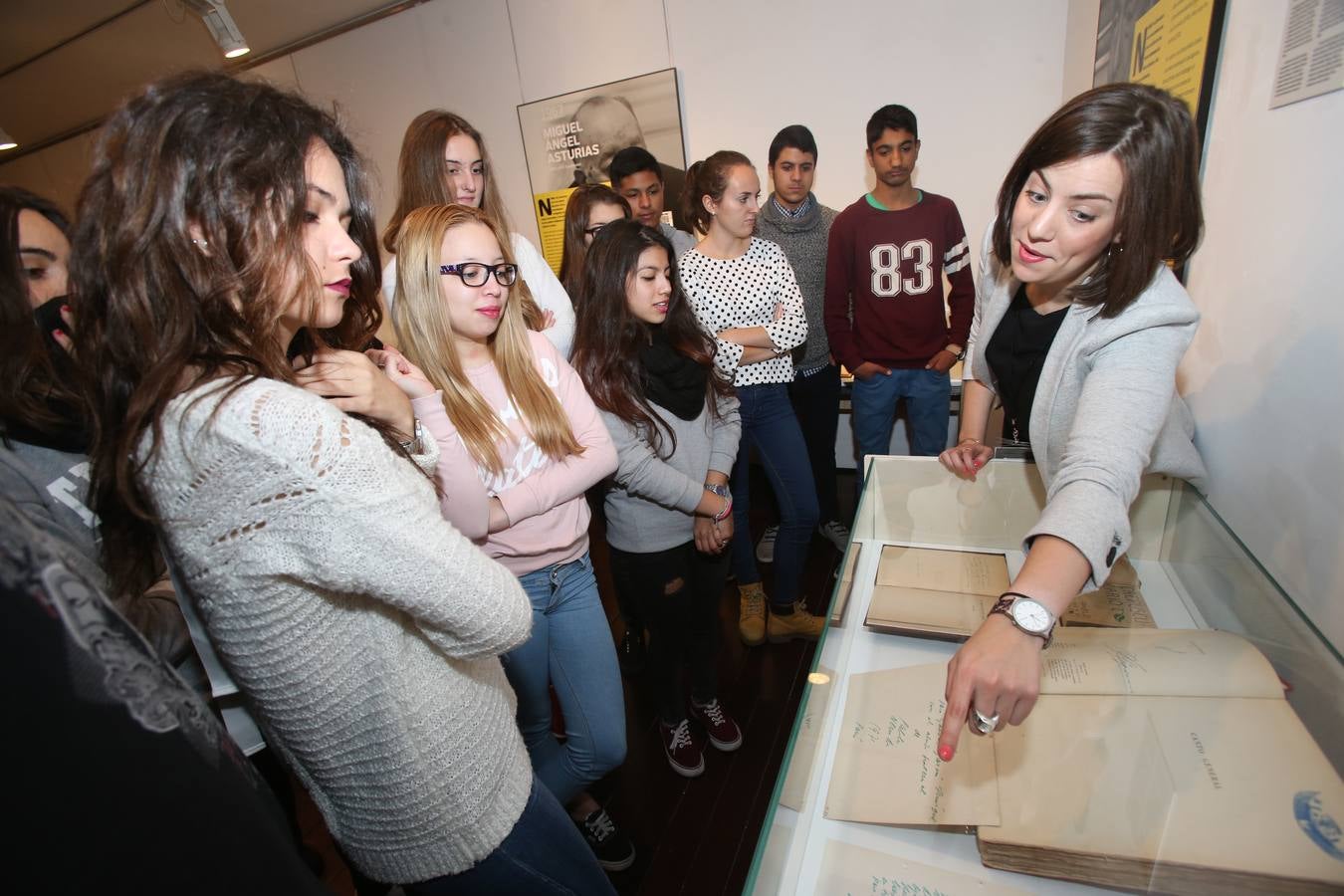 Exposición de los premios Nobel de las letras hispanas