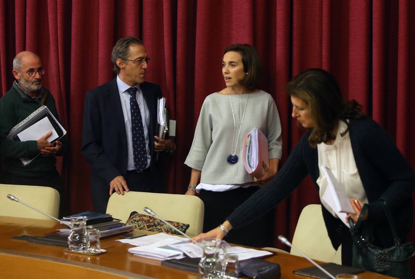 Los gestos en el Pleno del Ayuntamiento de Logroño