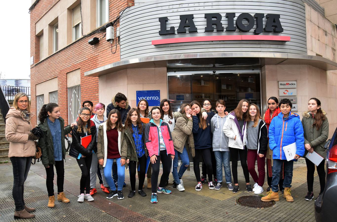 Alumnos del Sagasta visitan Diario LA RIOJA