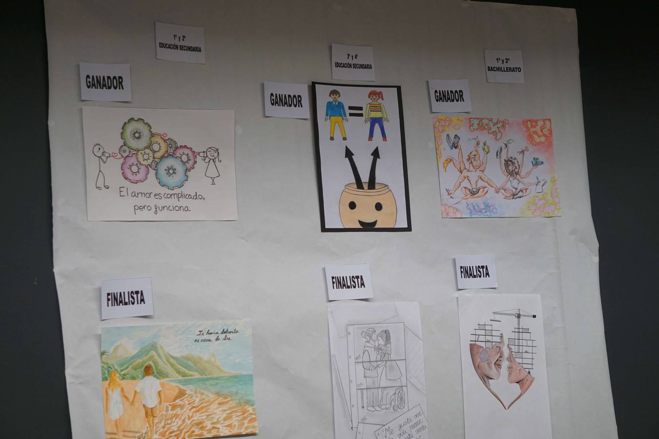 Dibujos por el respeto en el Colegio de Psicólogos (I)