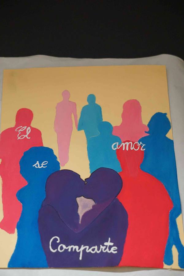 Dibujos por el respeto en el Colegio de Psicólogos (I)