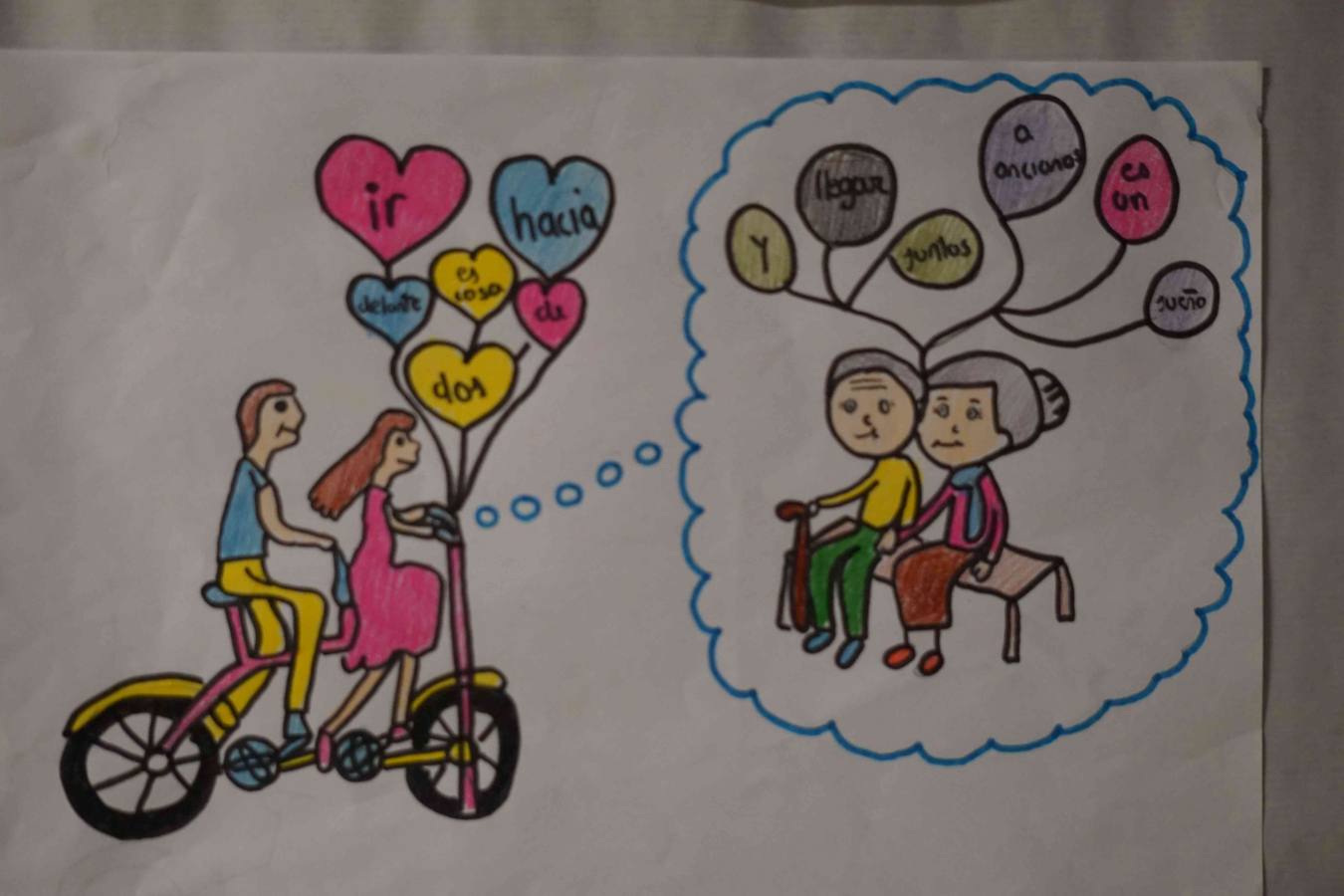 Dibujos por el respeto en el Colegio de Psicólogos (I)