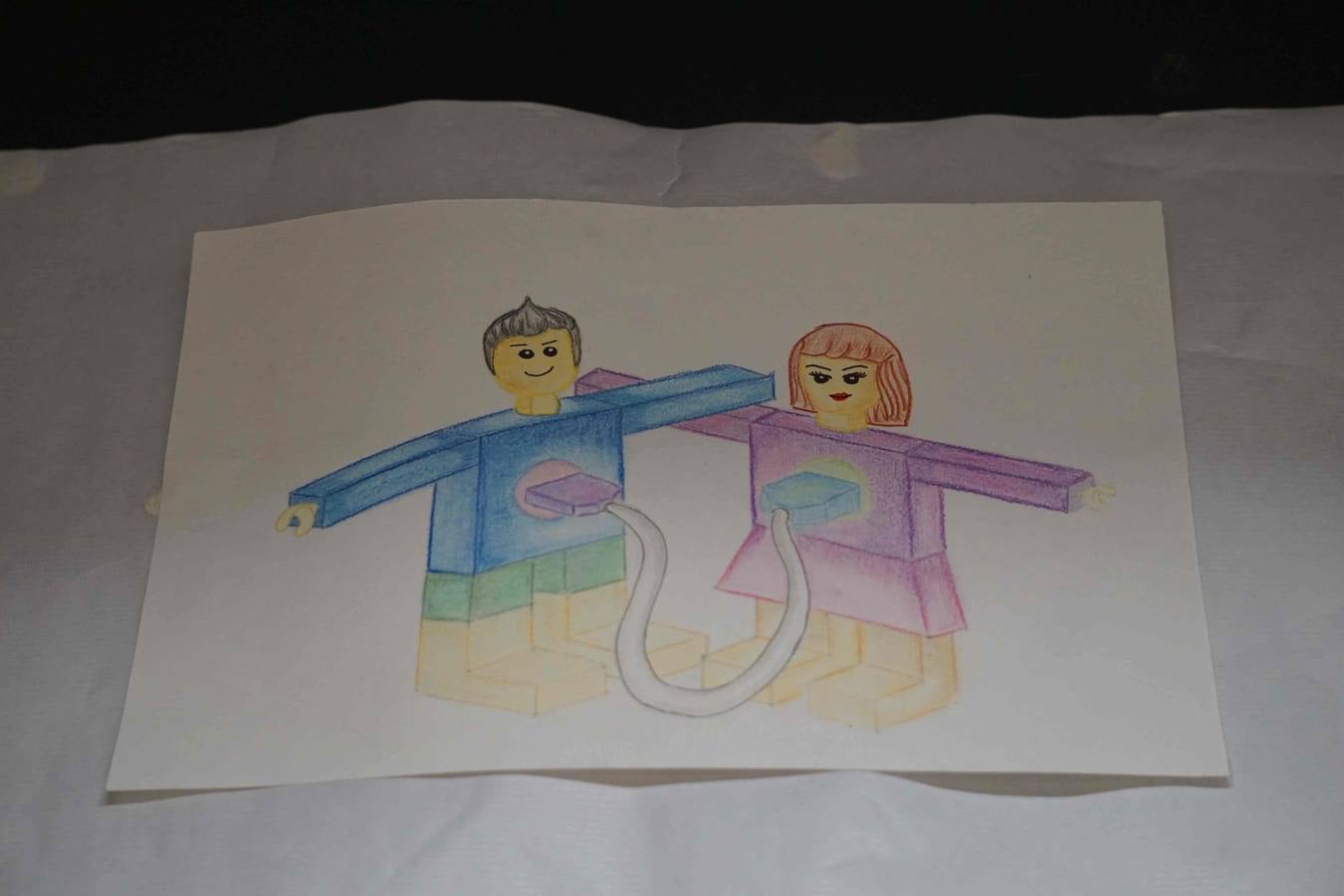 Dibujos por el respeto en el Colegio de Psicólogos (I)