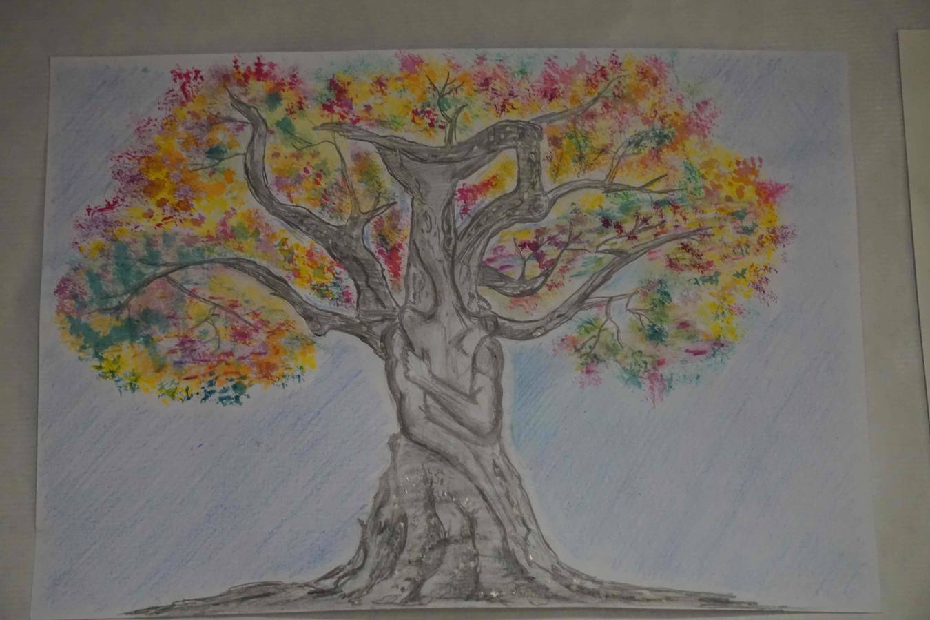Dibujos por el respeto en el Colegio de Psicólogos (II)