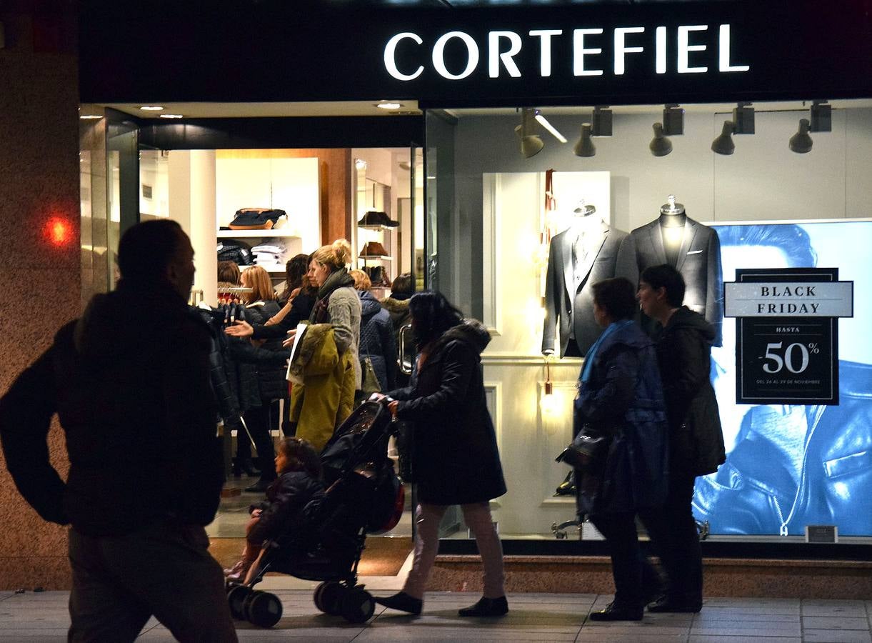 La noche del Black Friday en Logroño