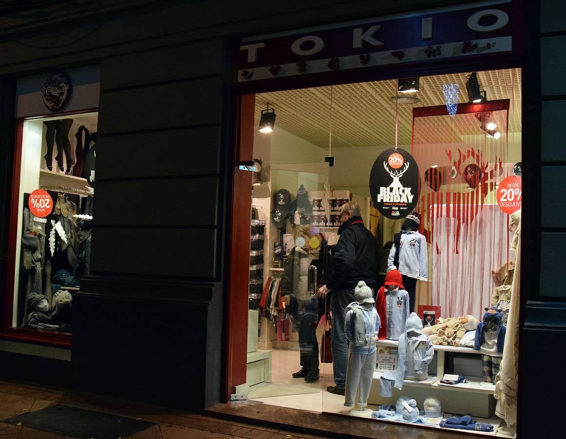 La noche del Black Friday en Logroño