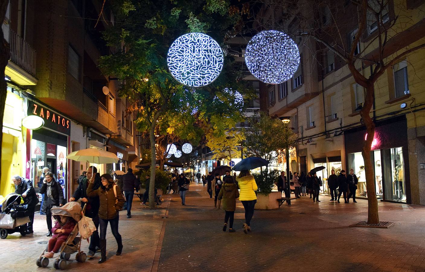 La noche del Black Friday en Logroño