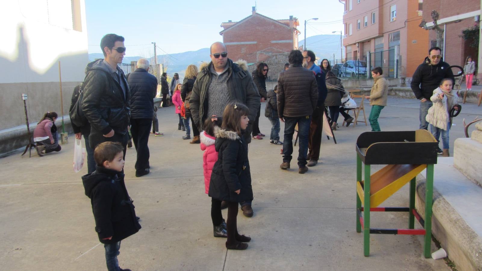 Mercado navideño y belén mecánico en Sorzano