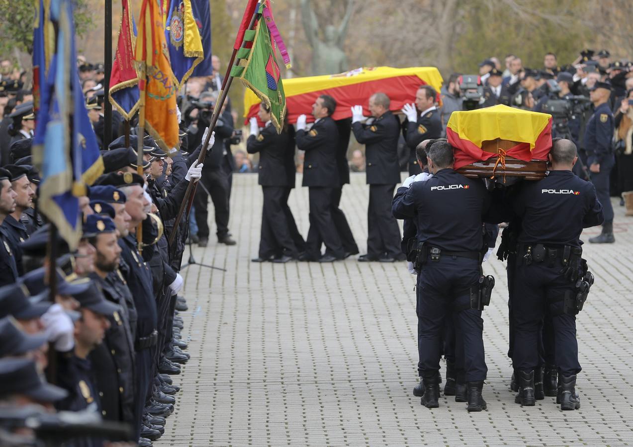 Funeral por los dos policías asesinados en Kabul