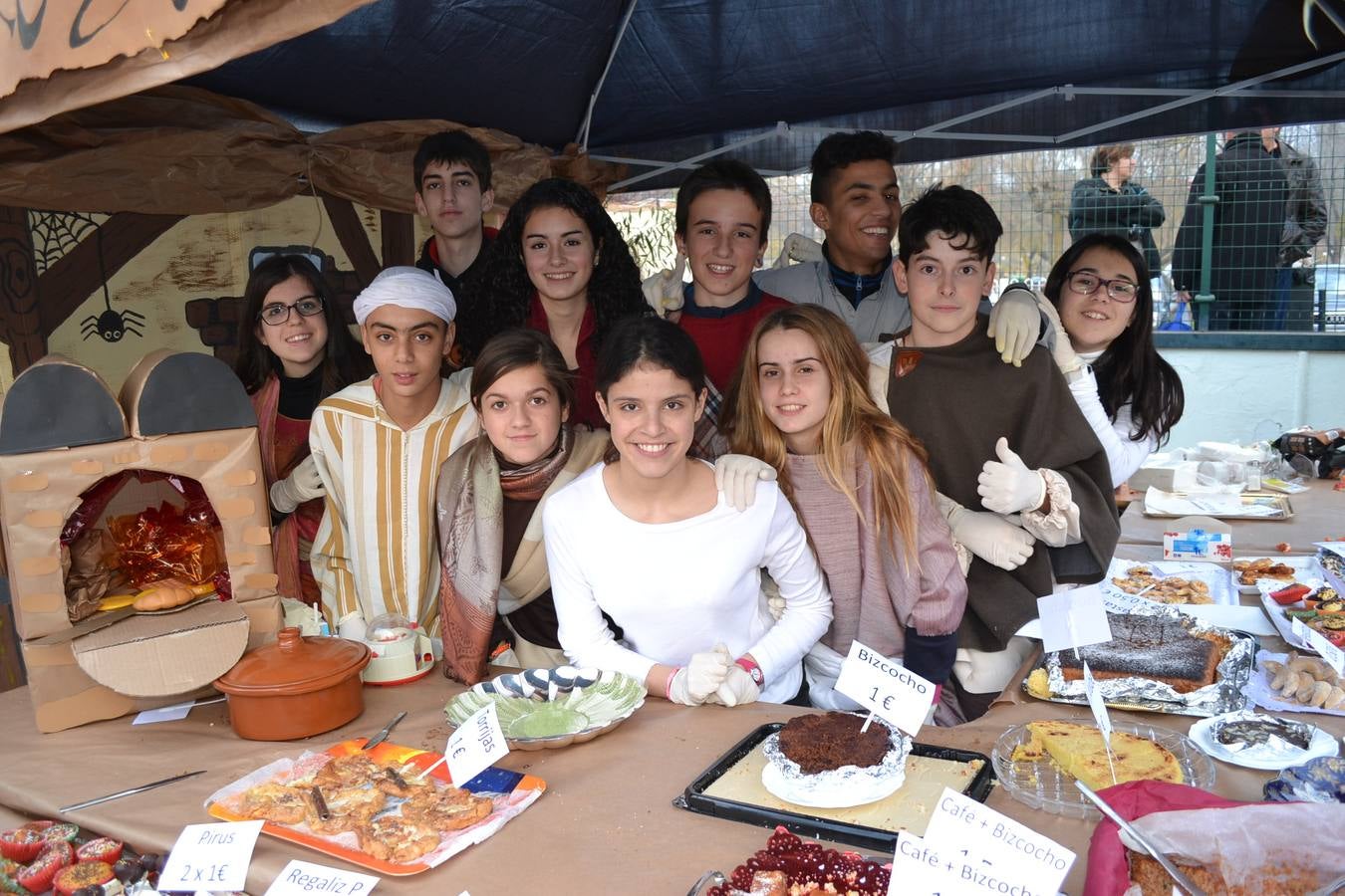 Belén viviente del colegio La Piedad de Nájera