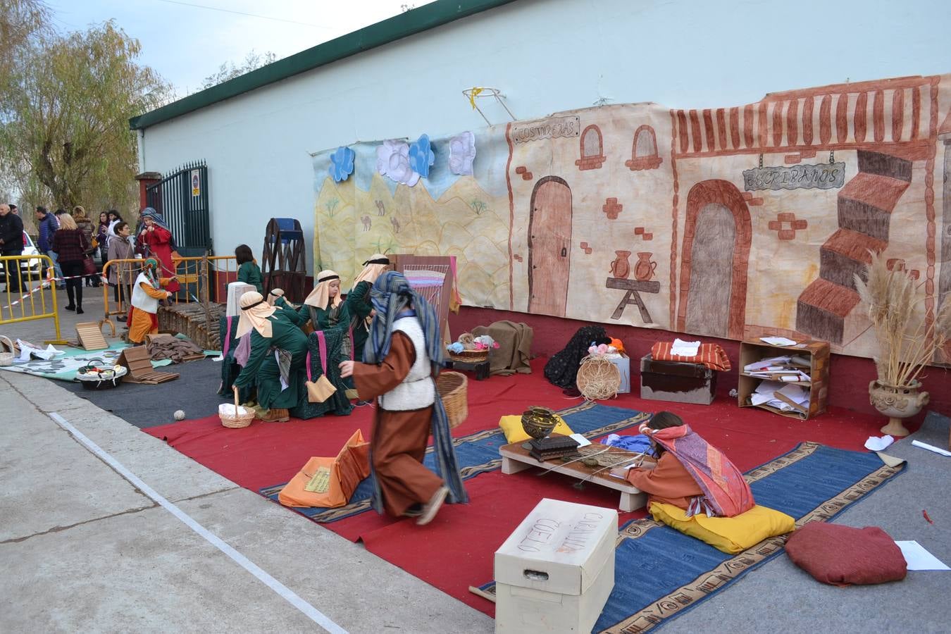 Belén viviente del colegio La Piedad de Nájera