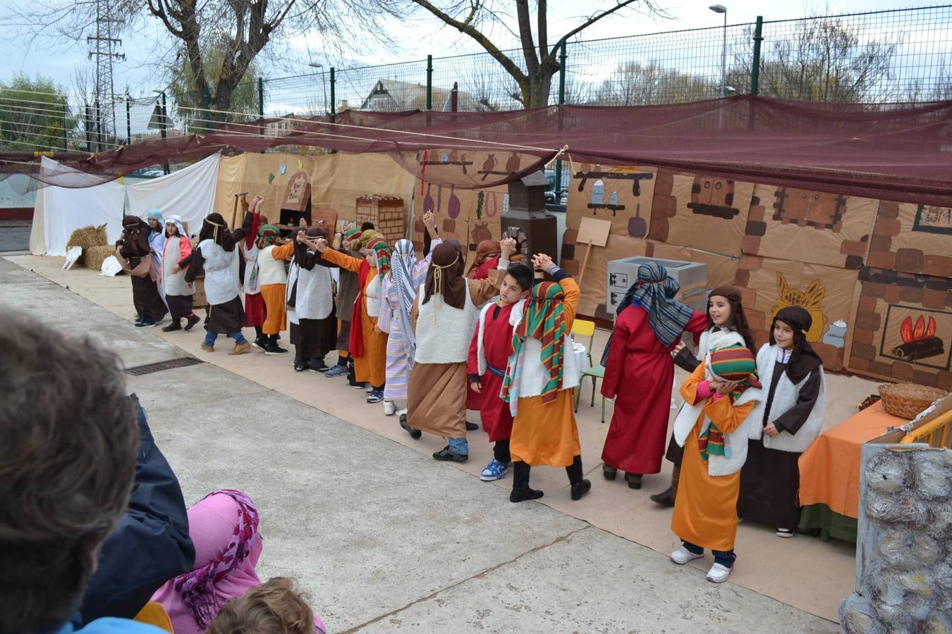 Belén viviente del colegio La Piedad de Nájera