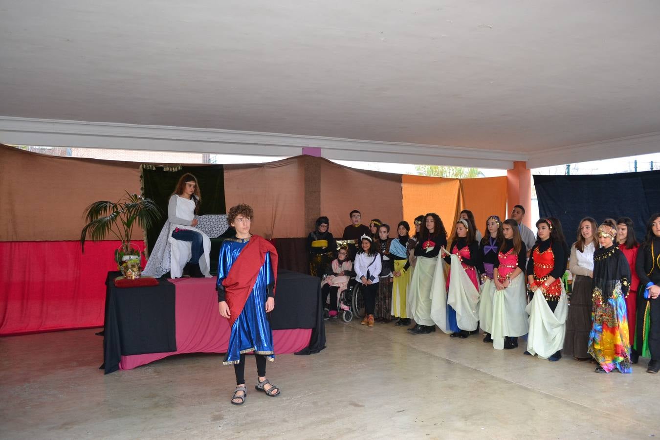 Belén viviente del colegio La Piedad de Nájera