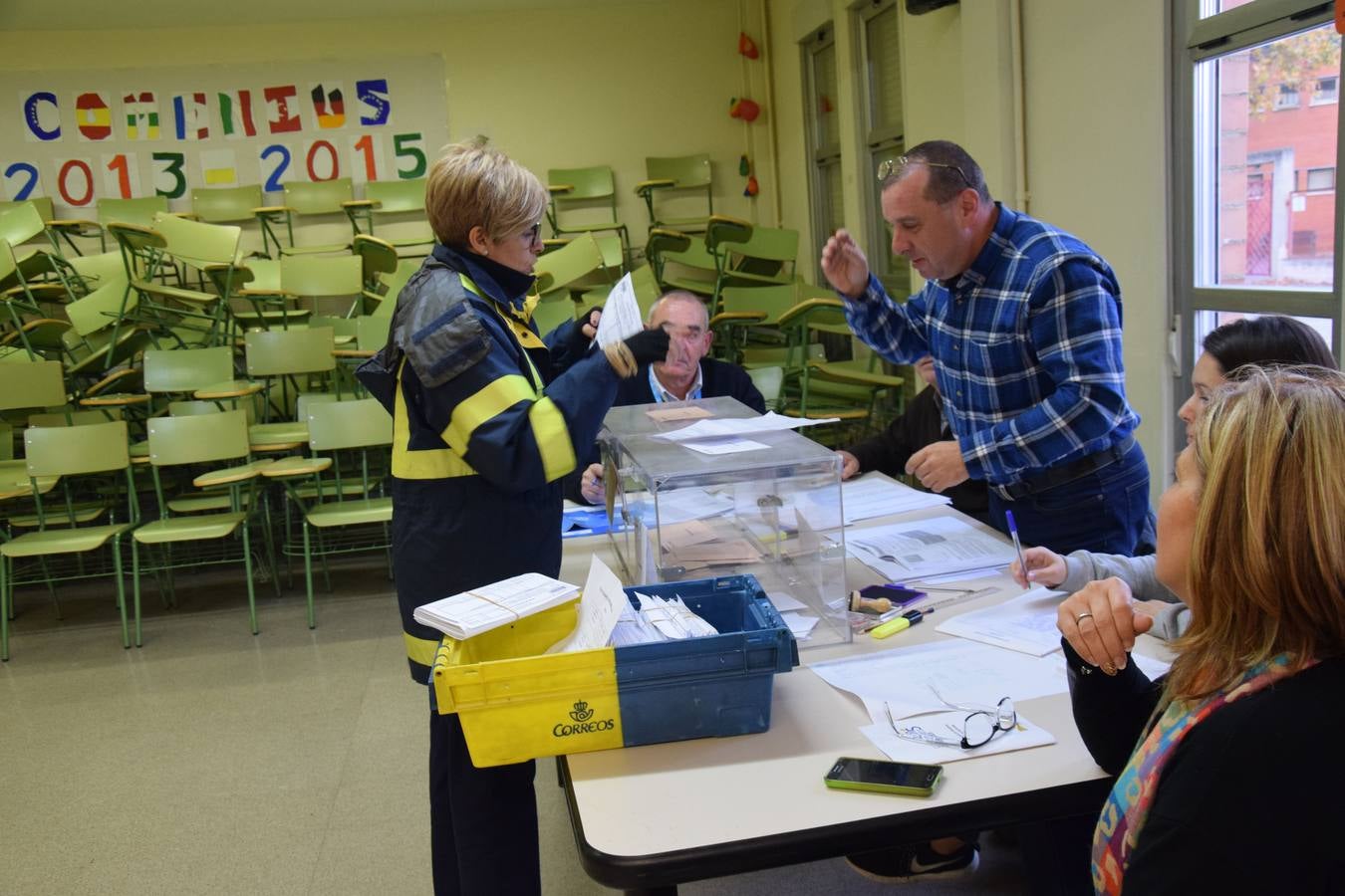 Mañana electoral en Las Gaunas