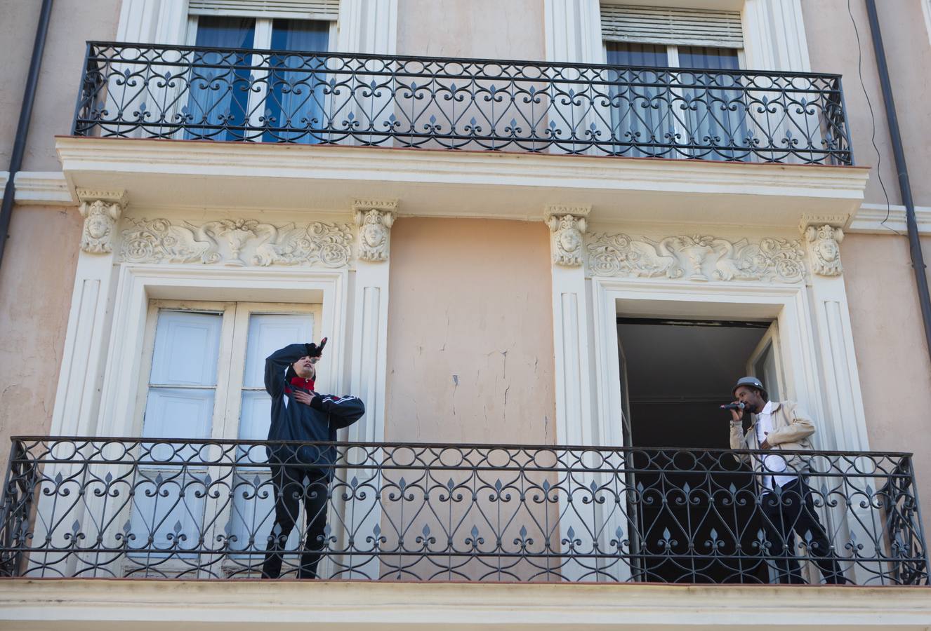 Inaguración oficial de Actual&#039;16 con &#039;Re-inicio&#039; en Portales, Muro de la Mata y Plaza Amós Salvador