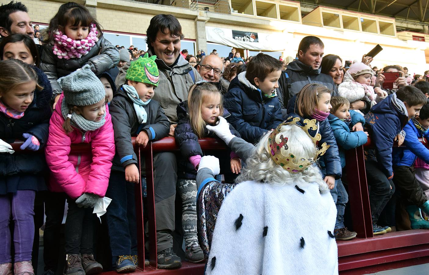 Los Reyes Magos llegan a Las Gaunas