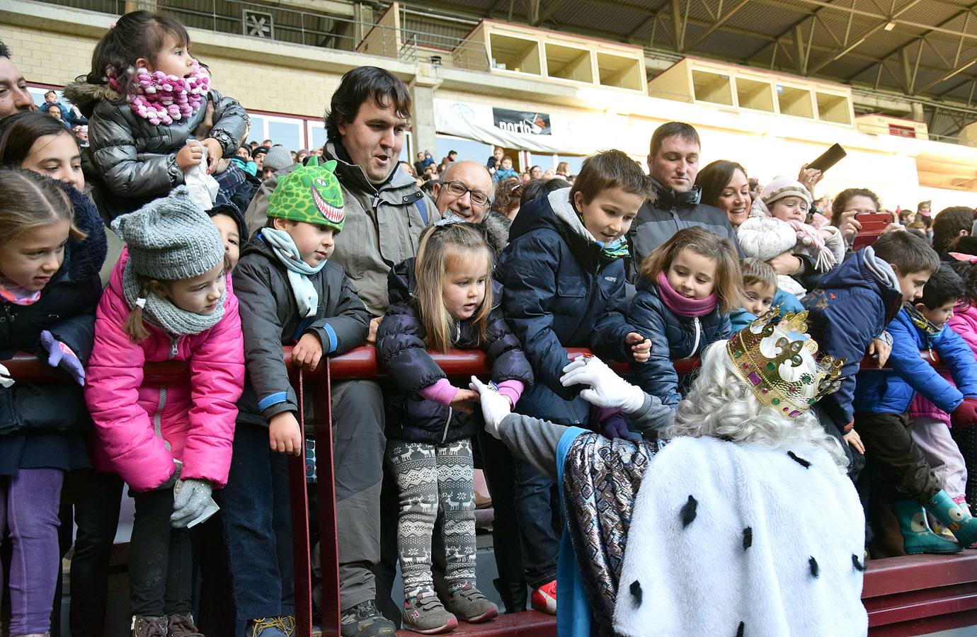 Los Reyes Magos llegan a Las Gaunas