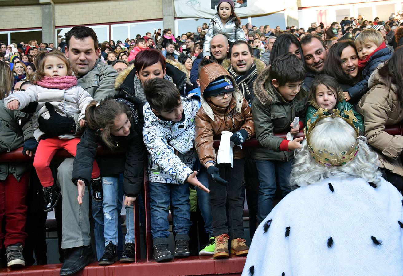 Los Reyes Magos llegan a Las Gaunas