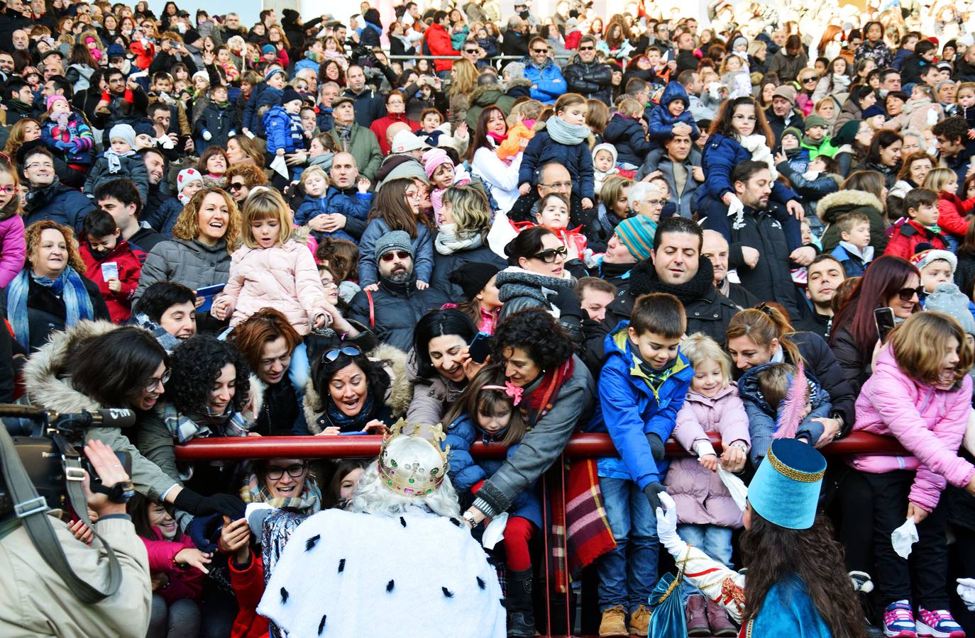 Los Reyes Magos llegan a Las Gaunas