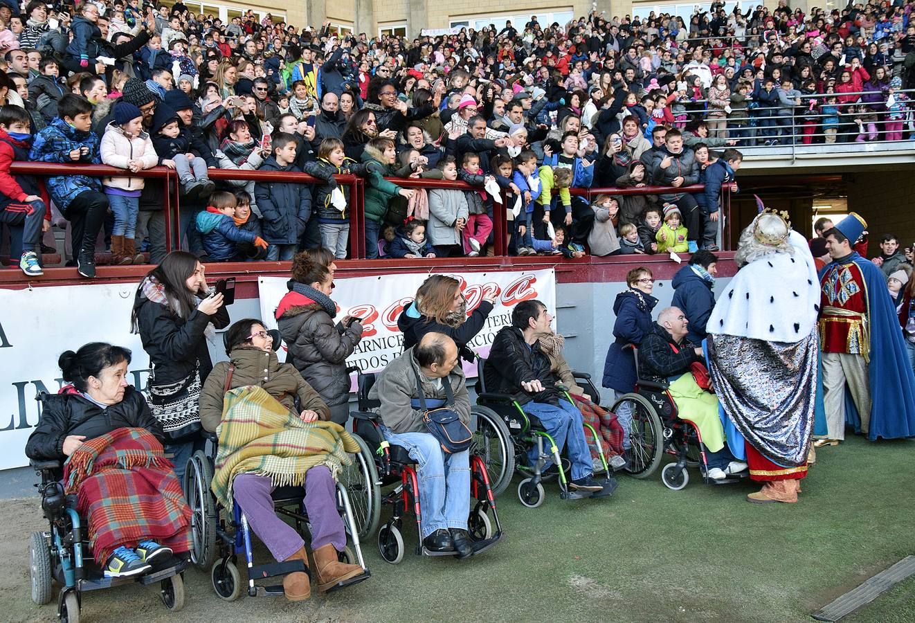 Los Reyes Magos llegan a Las Gaunas