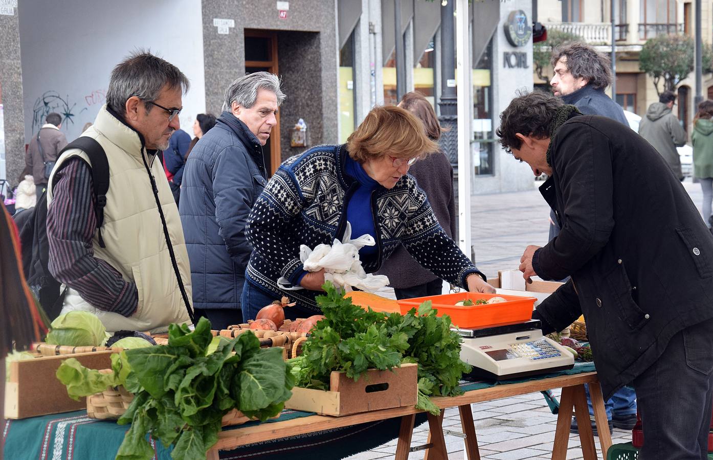 Muestra agroecológica en Portales