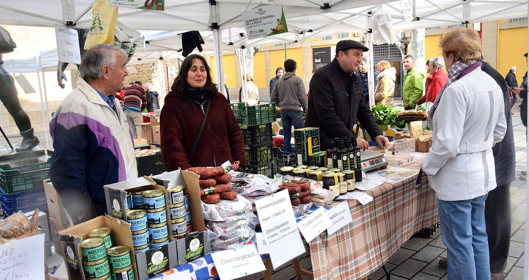 Muestra agroecológica en Portales