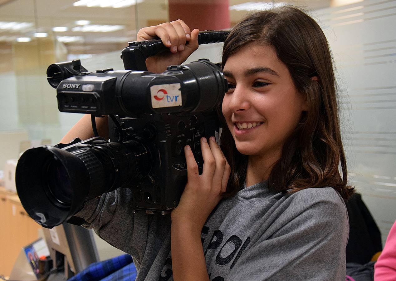 Los alumnos de 6º C del Colegio Las Gaunas visitan la multimedia de Diario LA RIOJA