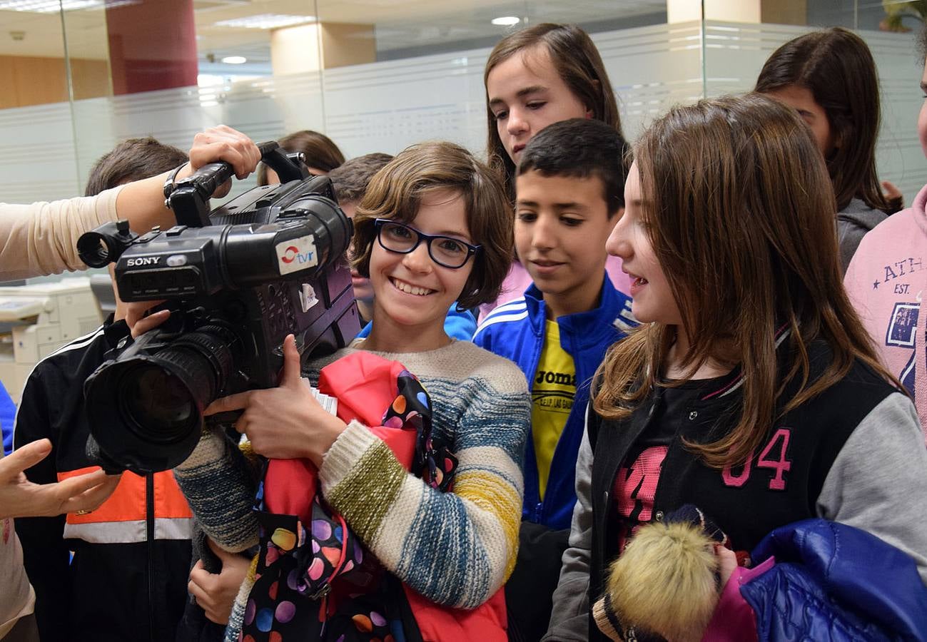 Los alumnos de 6º C del Colegio Las Gaunas visitan la multimedia de Diario LA RIOJA