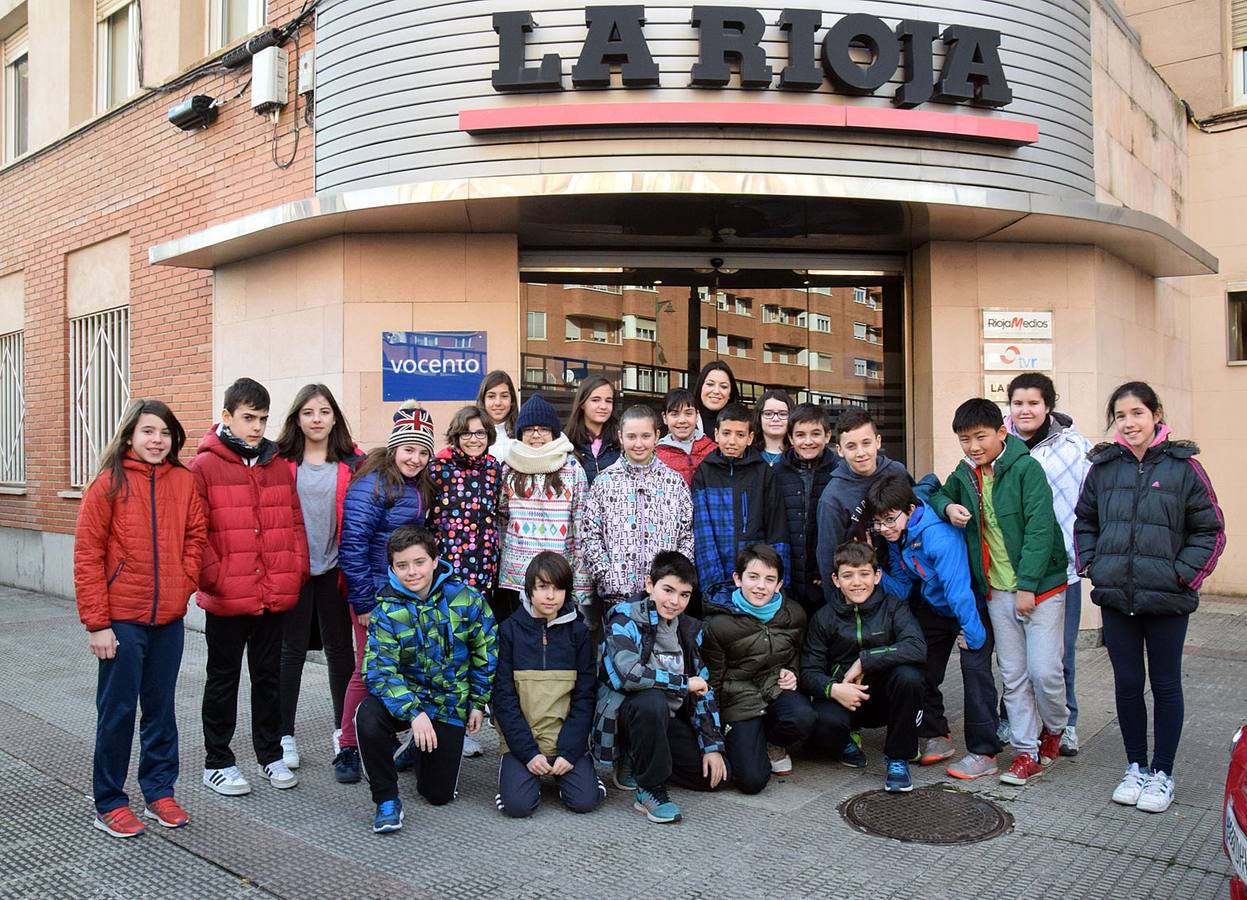 Los alumnos de 6º C del Colegio Las Gaunas visitan la multimedia de Diario LA RIOJA