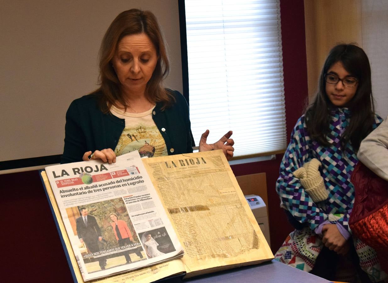 Los alumnos de 6º C del Colegio Las Gaunas visitan la multimedia de Diario LA RIOJA