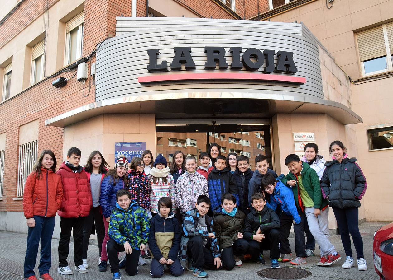 Los alumnos de 6º C del Colegio Las Gaunas visitan la multimedia de Diario LA RIOJA