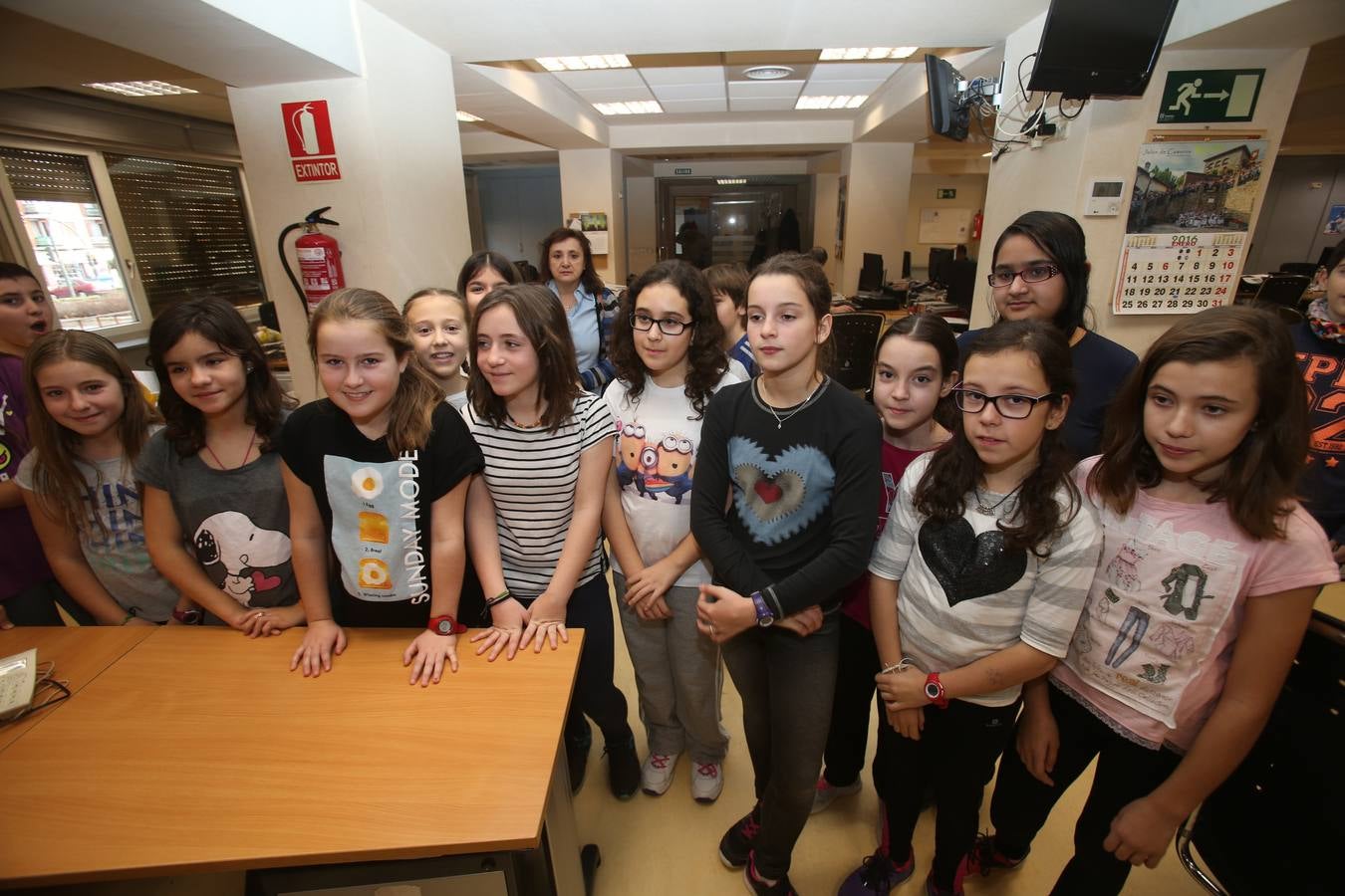 Los alumnos de 6ºB del CEIP Las Gaunas visitan la multimedia de Diario LA RIOJA