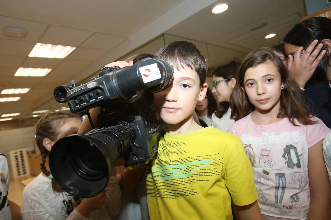 Los alumnos de 6ºB del CEIP Las Gaunas visitan la multimedia de Diario LA RIOJA