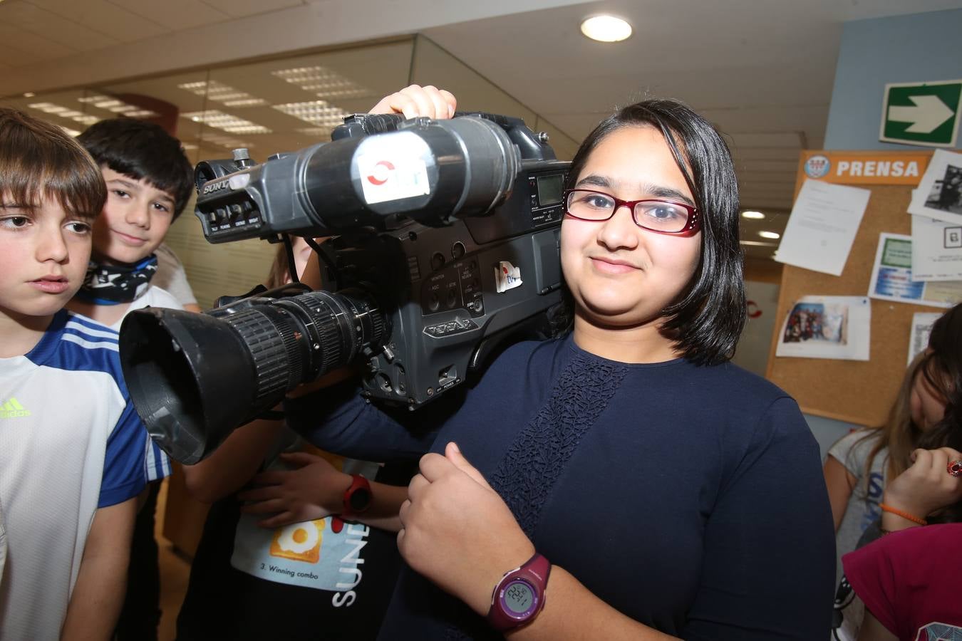 Los alumnos de 6ºB del CEIP Las Gaunas visitan la multimedia de Diario LA RIOJA