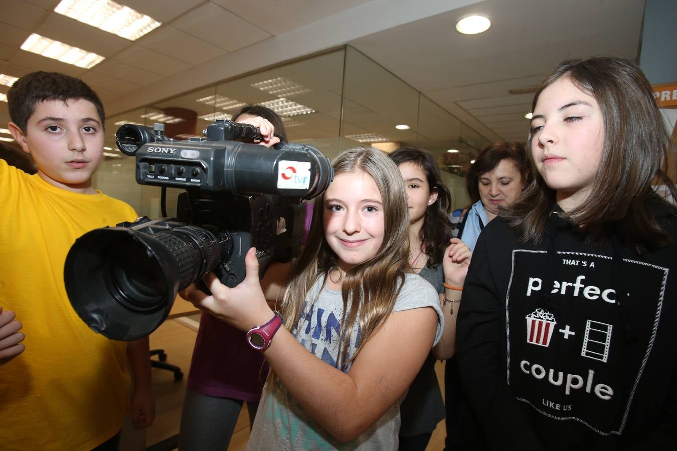 Los alumnos de 6ºB del CEIP Las Gaunas visitan la multimedia de Diario LA RIOJA