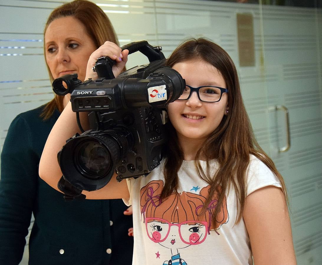 Los alumnos de 6º A del Colegio Las Gaunas visitan la multimedia de Diario LA RIOJA