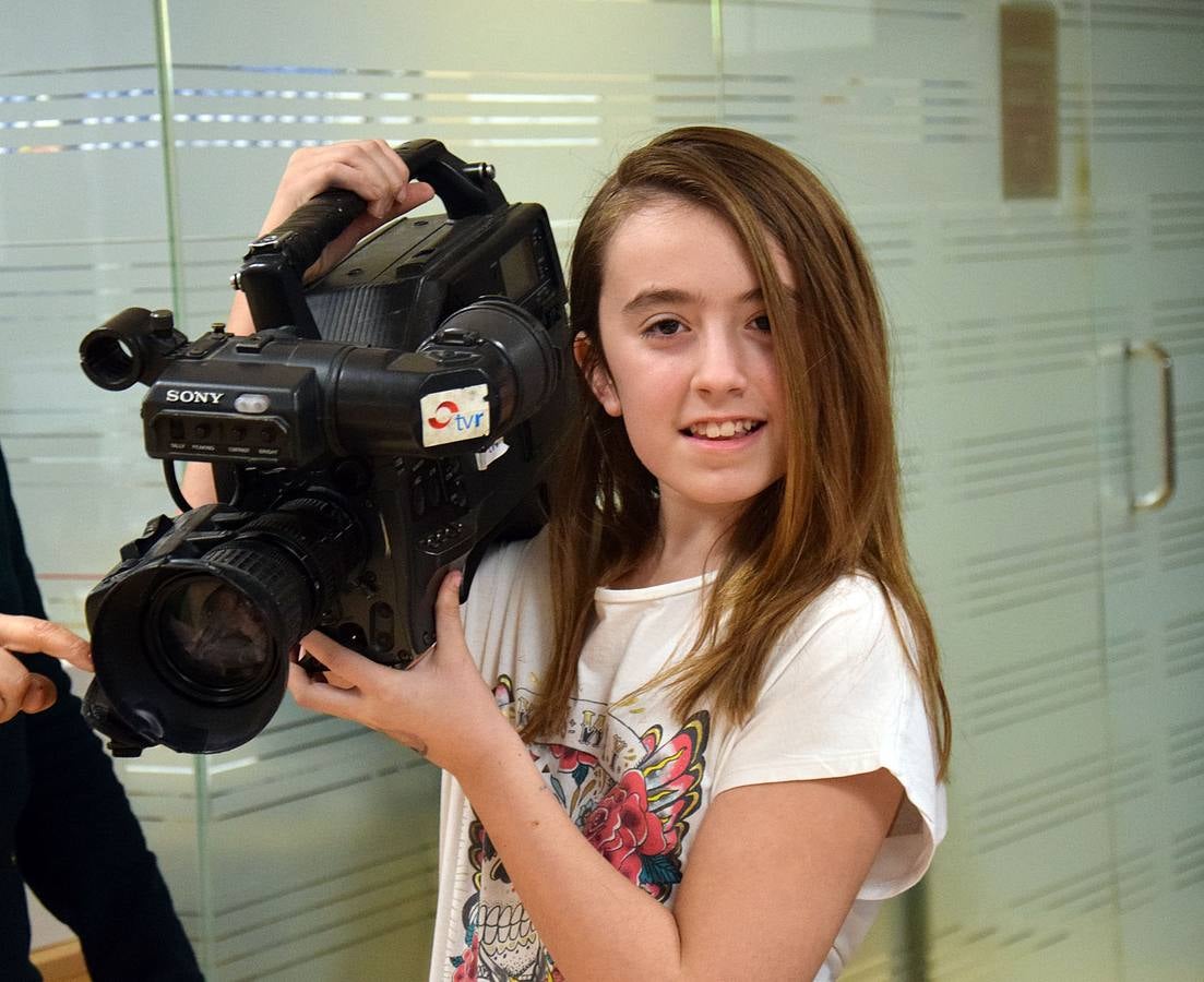 Los alumnos de 6º A del Colegio Las Gaunas visitan la multimedia de Diario LA RIOJA