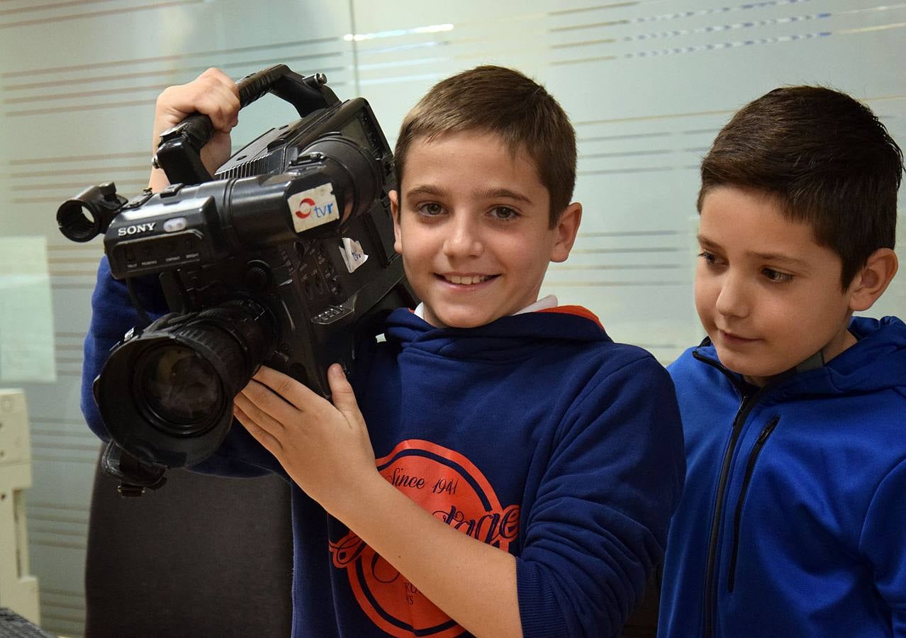 Los alumnos de 6º A del Colegio Las Gaunas visitan la multimedia de Diario LA RIOJA